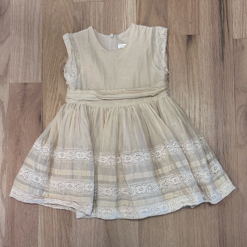 Noralee Dahlia Dress in Cream size 2T EUC SF/PF